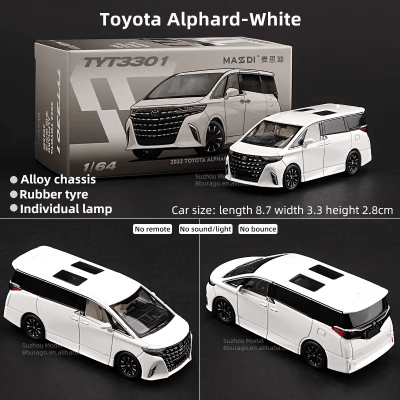 Toyota Alphard White 2023 TYT1 301 - Massdi1