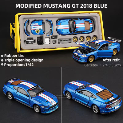 Ford Mustang GT 2018 1:42 Blue Car Tuning - CCA1