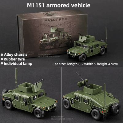 Militar M1511 Armored Vehicle Green TJ1 000 - Massdi1