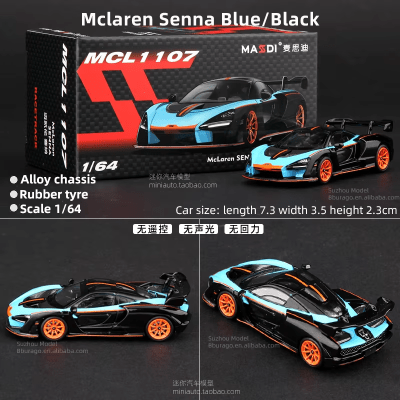 McLaren Senna Blue/Balck MCL1 107 - Massdi1