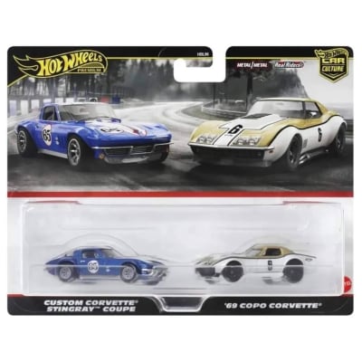 Corvette Stingray Custom Coupe & Copo Corvette '69 Car Culture - Hot Wheels Premium1