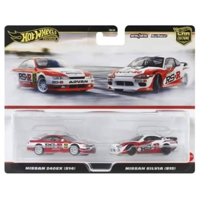 Nissan 240SX S14 & Nissan Silvia S15 Car Culture - Hot Wheels Premium1