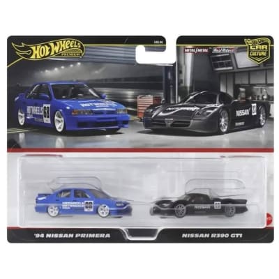 Nissan Primera '94 & Nissan R390 GT1 Car Culture - Hot Wheels Premium1