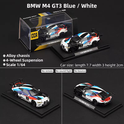 BMW M4 GT3 Blue/White 1:64 - CCA1