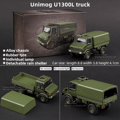 Camion Militar Unimog U1300L Green TJ1 012 - Massdi1
