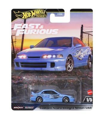 Acura Integra Sedan GSR Custom Fast & Furious 1/5 - Hot Wheels Premium1