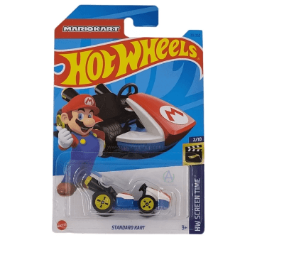 Standard Kart MarioKart HW Screen Time 3/10 - Hot Wheels Basico1