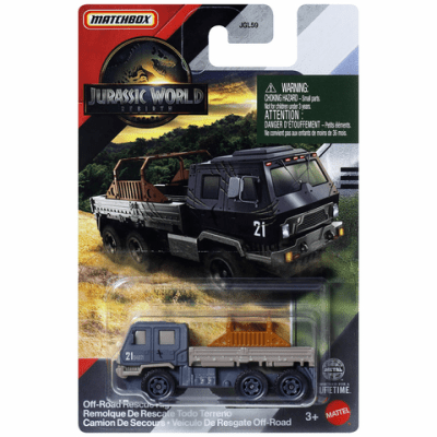 Remolque de Rescate Todo Terreno Jurassic World Rebirth - Matchbox1