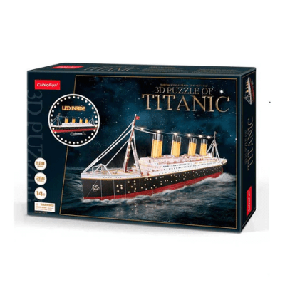 Titanic LED Puzzle 3D - Cubicfun1