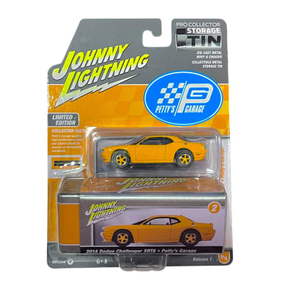 Dodge Challenger SRT8 2014 Petty's Garage Pro Collector Stage Tin - Johnny Lightning1