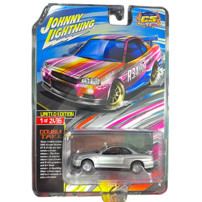 Nissan Skyline GT-R R34 2002 CS Customs - Johnny Lightning1