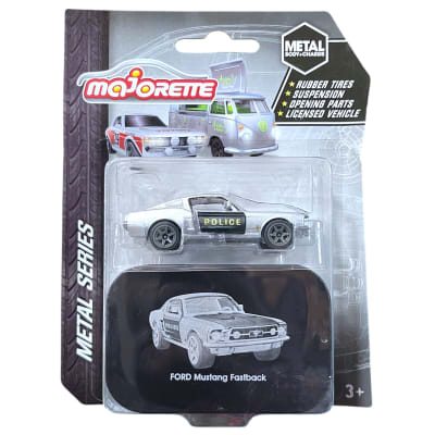 Ford Mustang Fastback Policia Metal Series - Majorette1