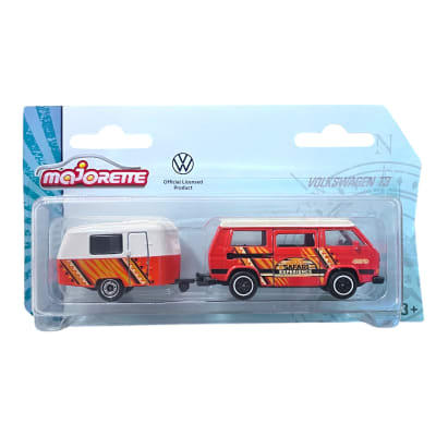 Volkswagen T3 con Casa Rodante Volkswagen Trailer - Majorette1