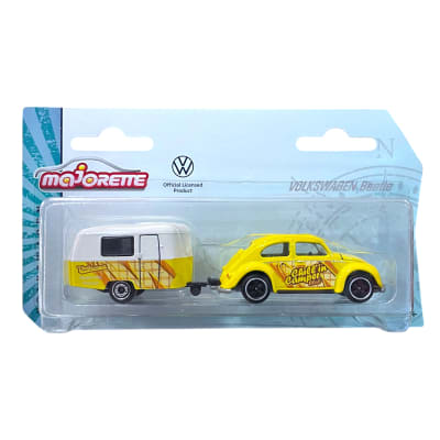 Wokswagen Beetle con Casa Rodante - Majorette1