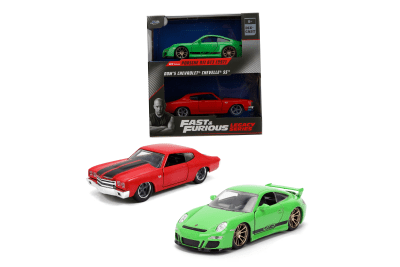 Porsche 911 GT3 & Chevrolet Chevelle SS De Dom Legacy Series Fast & Furious 1:32 - Jada1