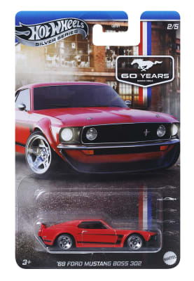 Ford Mustang Boss 302 '69 Silver Series 60 Years - Hotwheels1