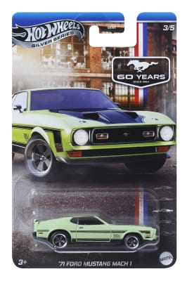 Ford Mustang Mach 1 '71 Siver Series 60 Years - Hotwheels1