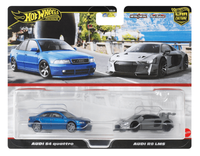 Audi S4 Quartto & Audi R8 LMS Car Culture - Hotwheels Premium1