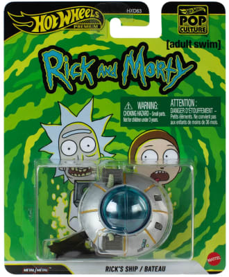 Rick's Ship/Bateau Rick And Morty Pop Culture - Hot Wheels Premium1