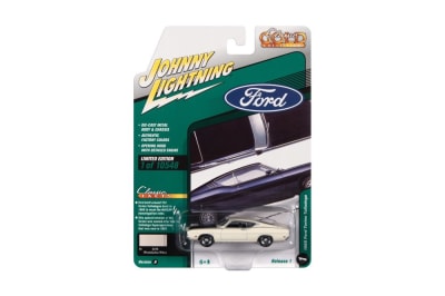 Ford Torino Talladega 1969 Wimbledon White Classic Gold Collection - Johnny lightning1