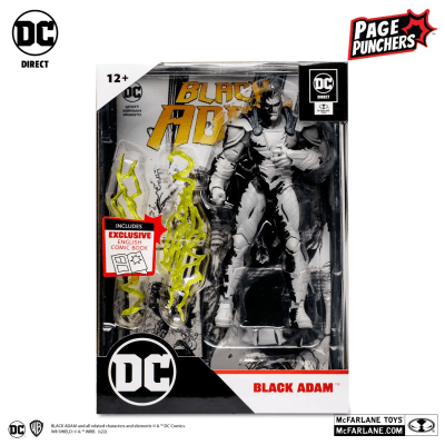 Black Adam Y Cómic DC Direct - McFarlane Toys1
