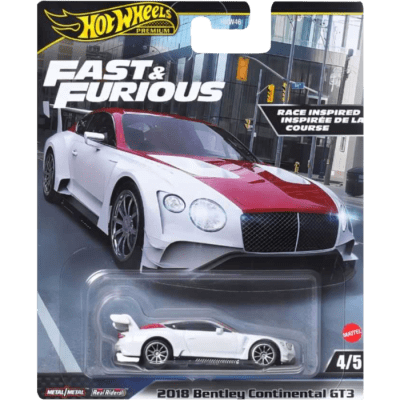 Bentley Continental GT3 2018 Fast & Furious 4/5 - Hot Wheels Premium1