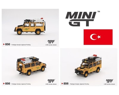 Land Rover Defender 110 1989 Camel Trophy Amazon Team Turkey Limited Edition #856 - Mini GT1
