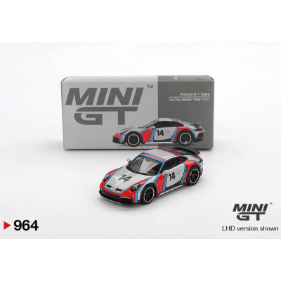 Porsche 911 Dakar Ice Gray Metallic ''Rally 1978'' - Mini GT1
