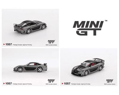 Mazda RX-7 VeilSide Fortune7 Grey - Mini GT1
