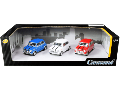 Set 3 Mini Cooper 1:43 - Cararama1