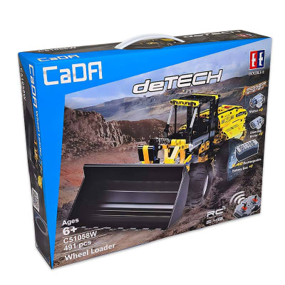Armable 491 Piezas Radio Control Cargador Frontal - CADA1