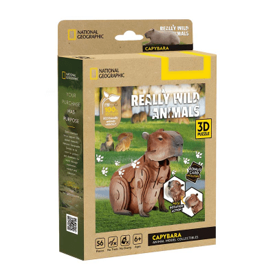 Really Wild Animals Capybara Puzzle 3D - National Geographic1