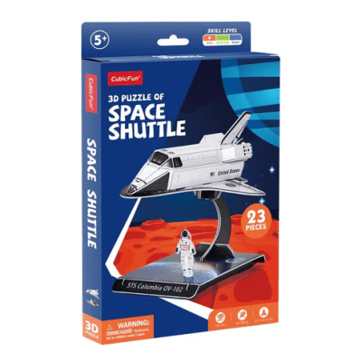 Space Shuttle Pequeño Puzzle 3D - Cubicfun1