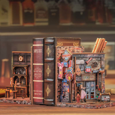 DIY Bookends Farewell To The Night - CuteBee1