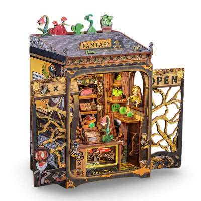 DIY Book Nook Fantasy Plant Shop - Cutebee1