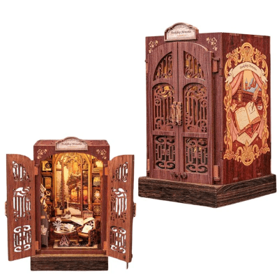 DIY Book Nook Kit Bookshop Memories - Cutebee1