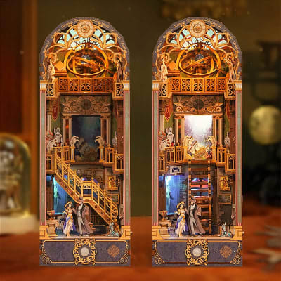 Book Nook Kit Spacetime Museum Creative Gift Puzzle 3D - Tonecheer1