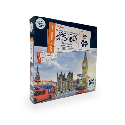 Puzzle 1000 Piezas Londres Grandes Ciudades Boarding Pass - Toyng2