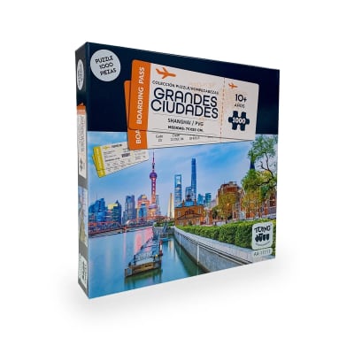 Puzzle 1000 Piezas Shangai Grandes Ciudades Boarding Pass - Toyng2