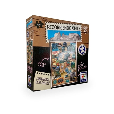 Puzzle 500 Piezas Zona Austral Recorriendo Chile - Toyng2
