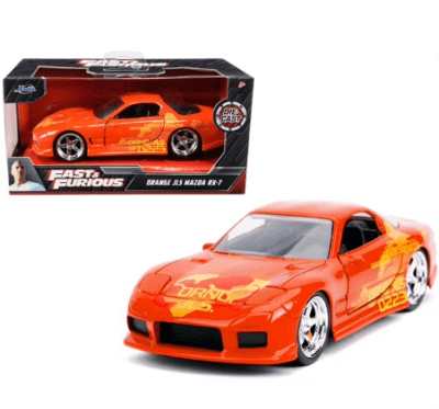 Mazda RX-7 De Orange Jls Fast & Furious 1:32 - Jada1