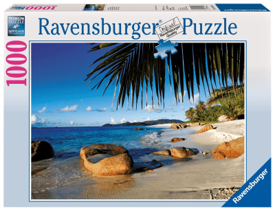 Puzzle 1000 Piezas Playa Con Palmas - Ravensburger1