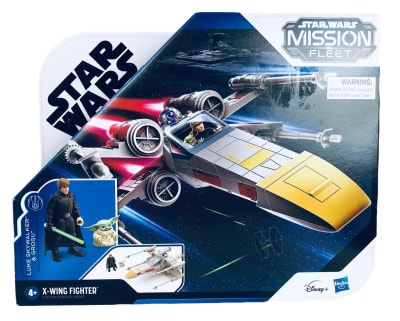 X-Wing Fighter con Luke Skywalker & Grogu Star Wars Mission Fleet - Hasbro1