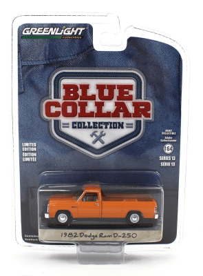 Dodge Ram D-250 1982 Blue Collar Collection 13 - Greenlight1