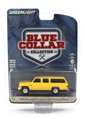 Chevrolet Suburban K20 Custom Deluxe 1987 Blue Collar Collection 13 - Greenlight1