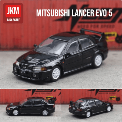 Mitsubishi Lancer Evolution V Black 1:64 - JKM1