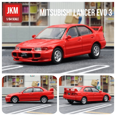 Mitsubishi Lancer Evolution III Red 1:64 - JKM1