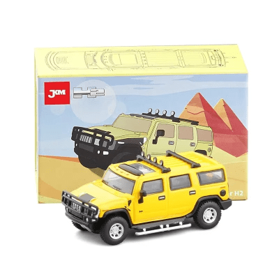 Hummer H2 Yellow 1:64 - JKM1