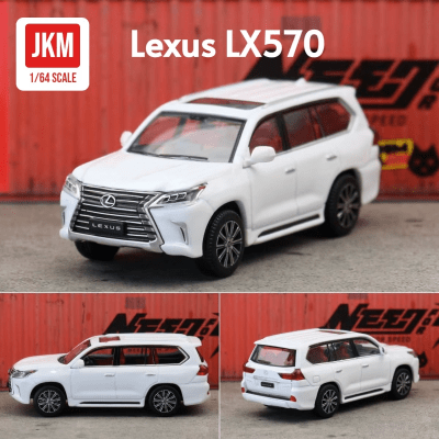 Lexus LX600 White 2022 1:64 - JKM1
