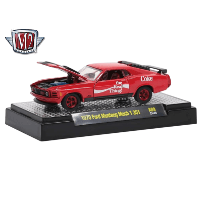 CHASE Ford Mustang Mach 1 351 1970 Coka Cola - M2 Machines2